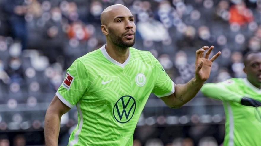 John Brooks, durante un partido con el Wolfsburgo