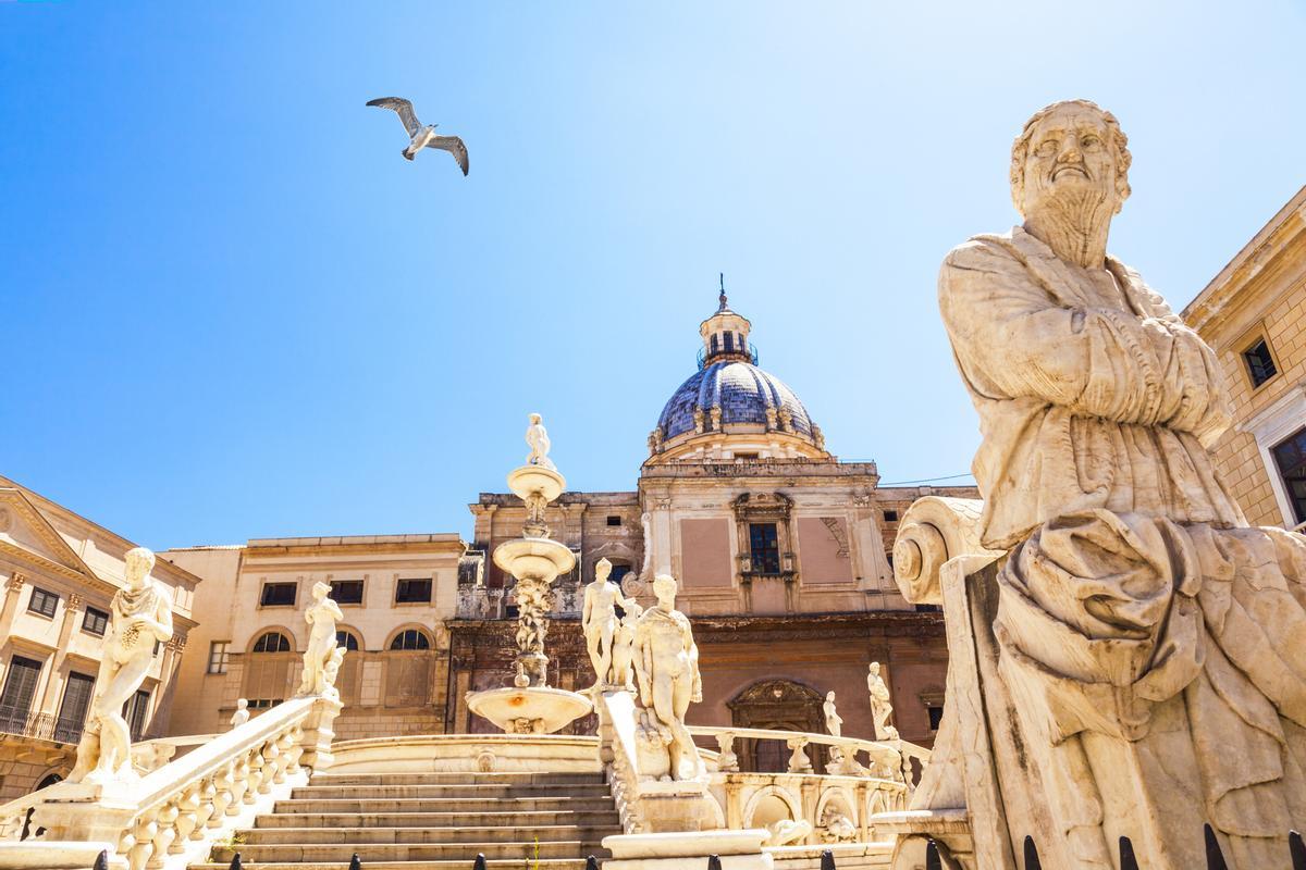 Palermo, la capital de Sicilia espera con sus imponentes monumentos