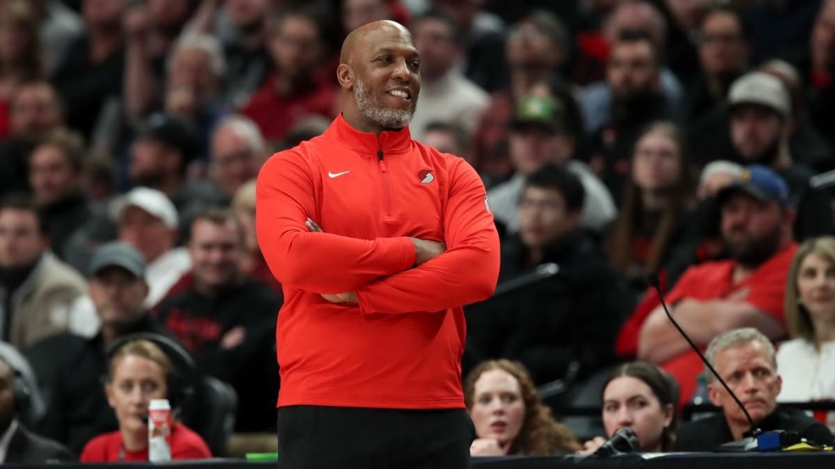 Blazers coach Chauncey Billups