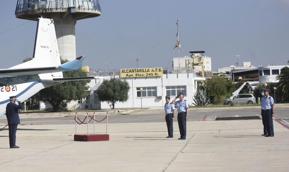 Acto de relevo de mando de la Base Aérea de Alcantarilla