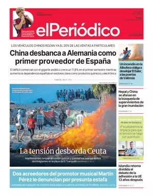 La portada de EL PERIÓDICO del 28 de agosto de 2026