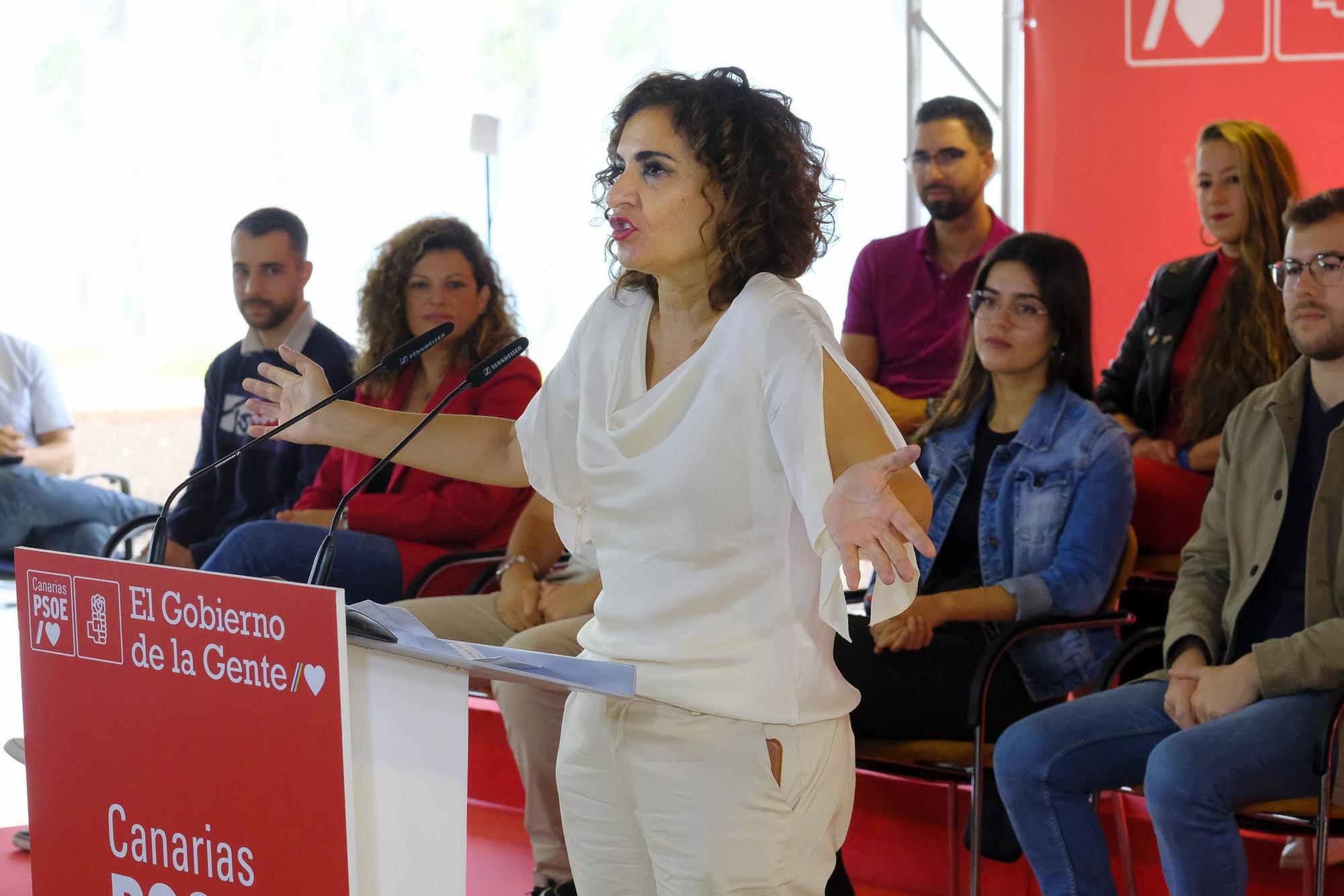 Carolina Darias presenta su candidatura a la alcaldía de la capital grancanaria