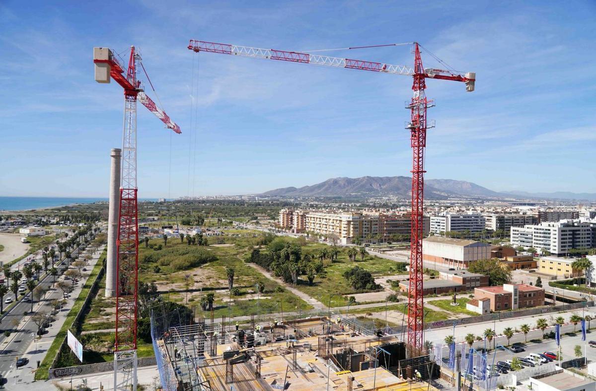 Viviendas en construcción en Málaga