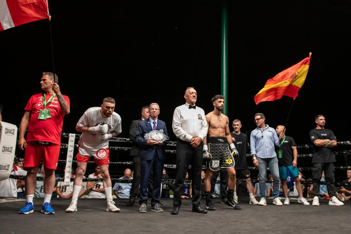 Prolegómenos del combate entre Navarro Jr. y el danés Zaren.