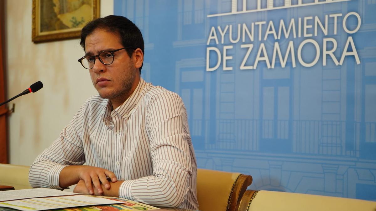 El concejal de Participación Ciudadana del Ayuntamiento de Zamora, Pablo Novo.