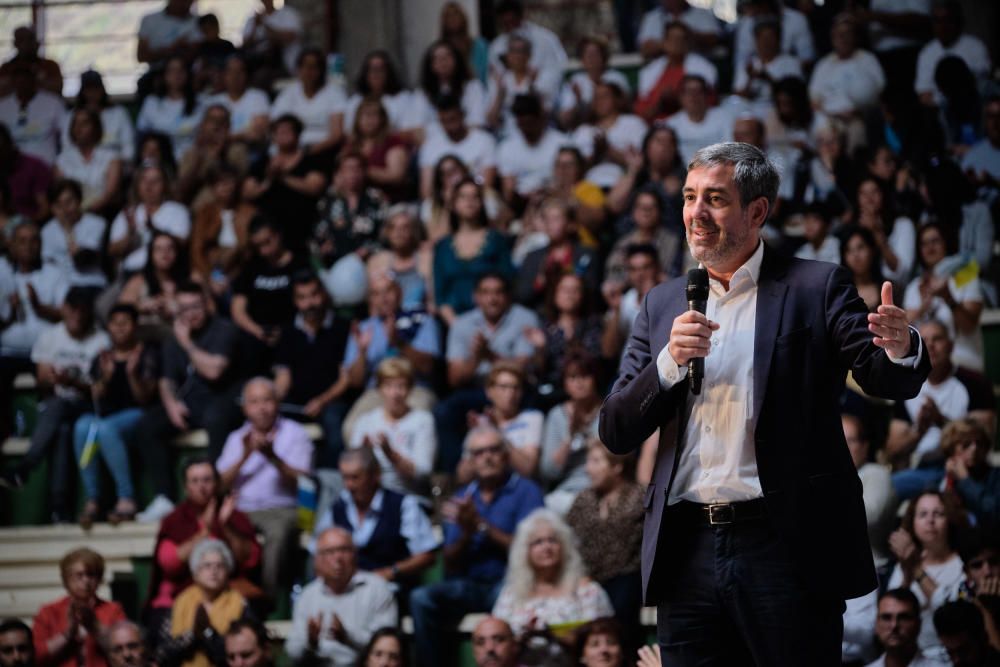 Acto electoral de CC-PNC de Fernando Clavojo