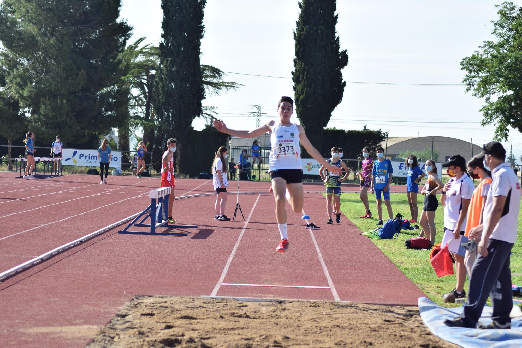 Control de atletismo en Alhama