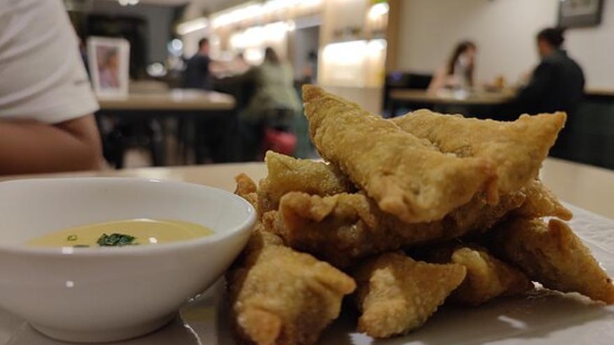 Uno de los platos de Olluko, restaurante de Huesca