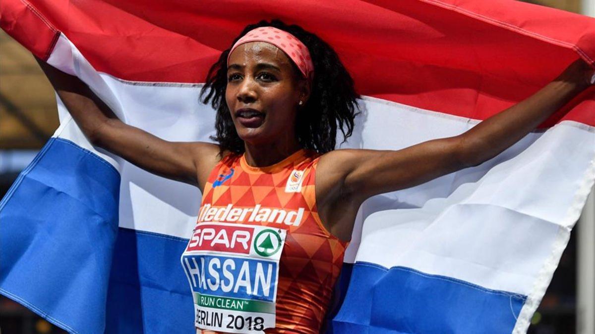 Sifan Hassan,  en Mónaco tras batir el récord mundial de la milla