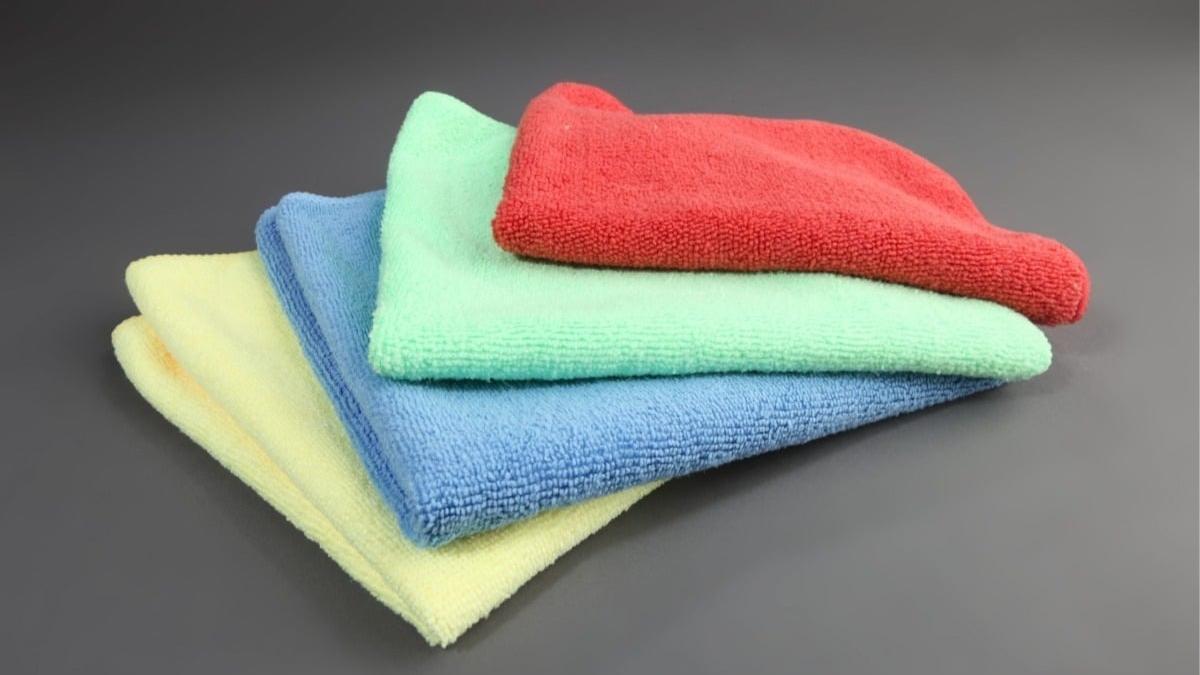 Bayetas de colores.