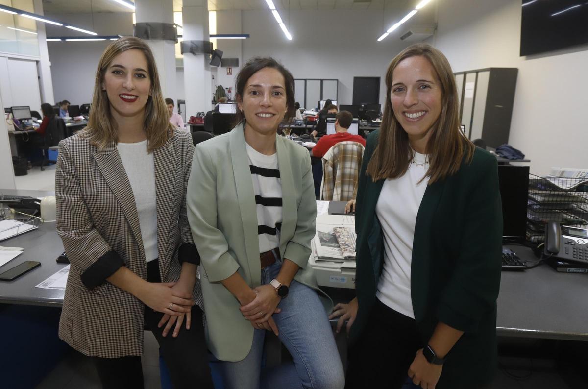 Laura Carnicero, Carlota Gomar y Ana Lahoz, nuevas jefas de la sección de Aragón de EL PERIÓDICO DE ARAGÓN