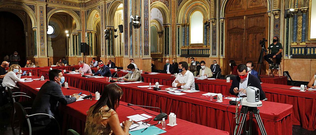 Imagen de un pleno de la Diputación de Valencia, durante el pasado mes de septiembre. | M.Á. MONTESINOS