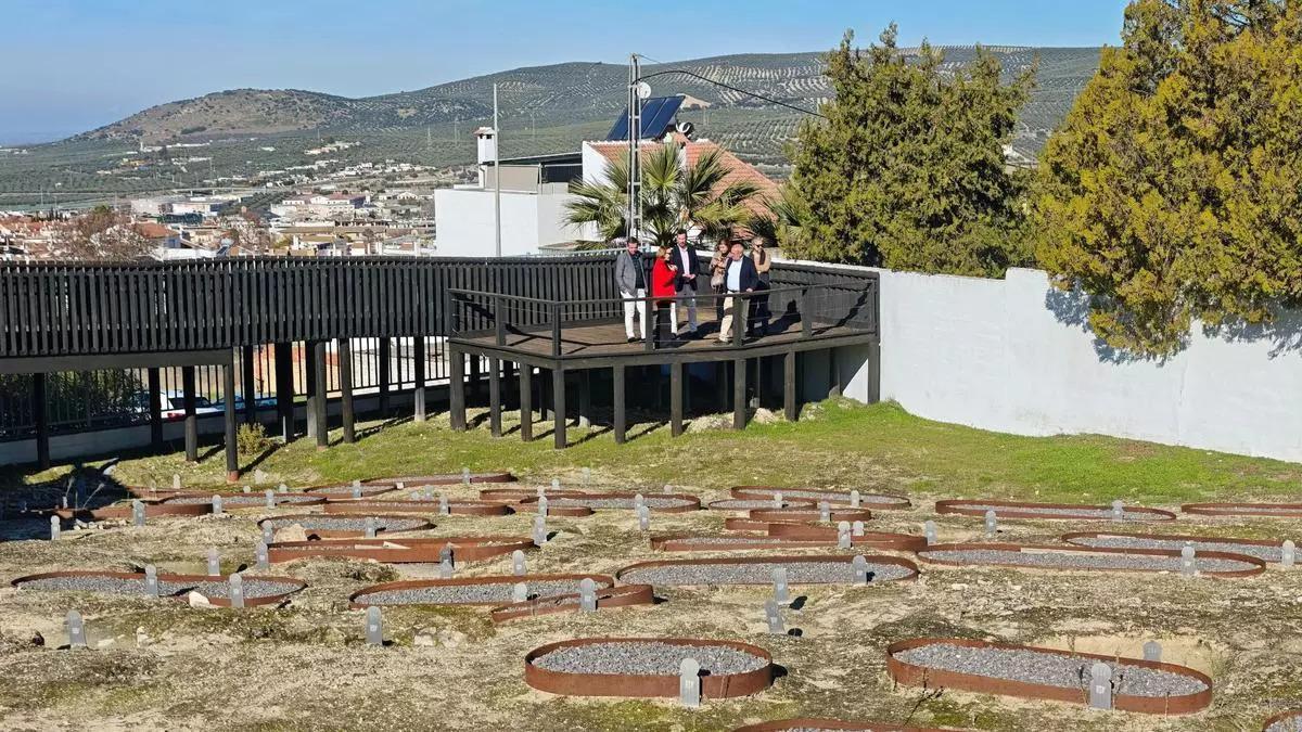 Vista de la Necrópolis Judía de Lucena.