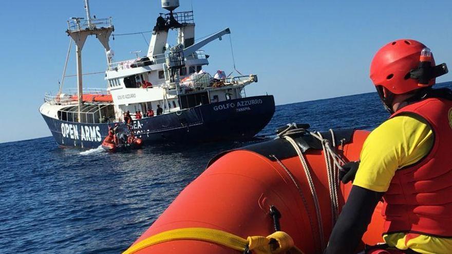 La Guardia Costera libia advierte a Proactiva Open Arms con disparos al aire