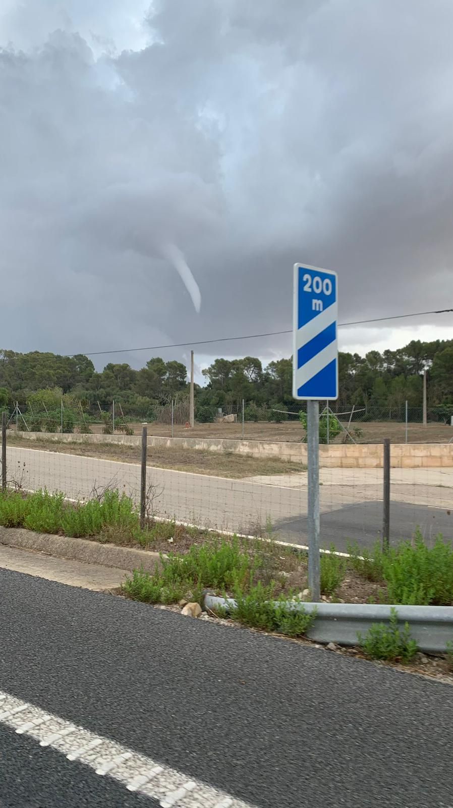 Un ‘cap de fibló’ atraviesa el Pla de Mallorca