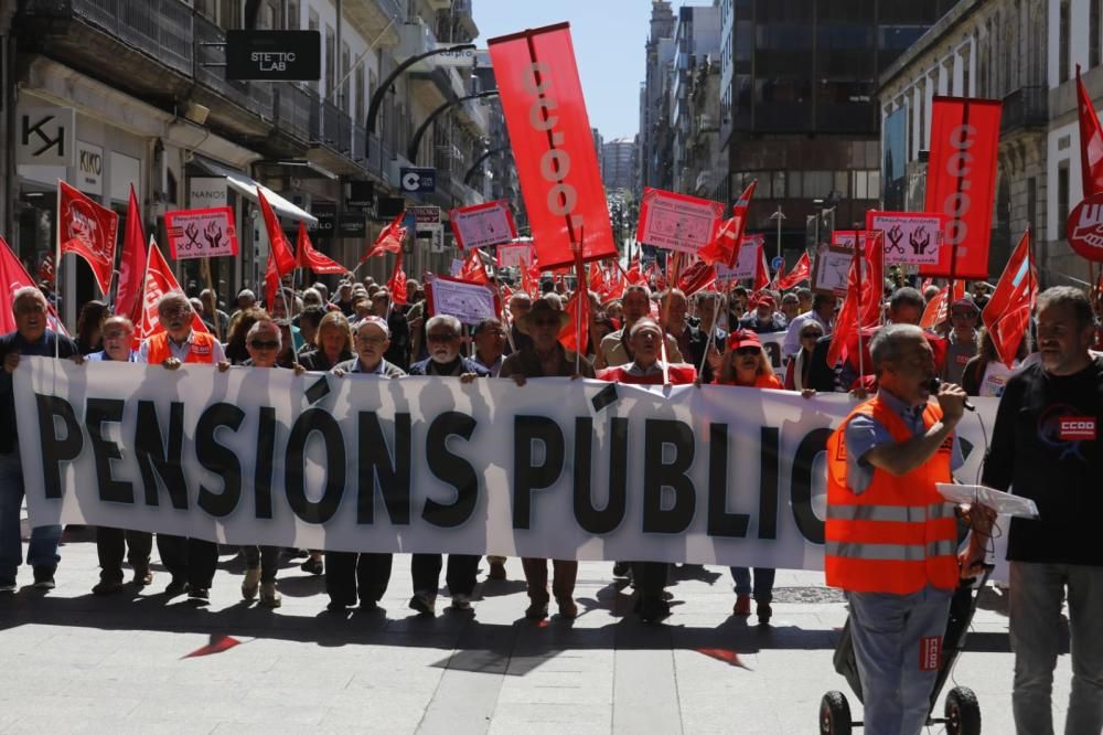 Los pensionistas vuelven a la calle en Vigo