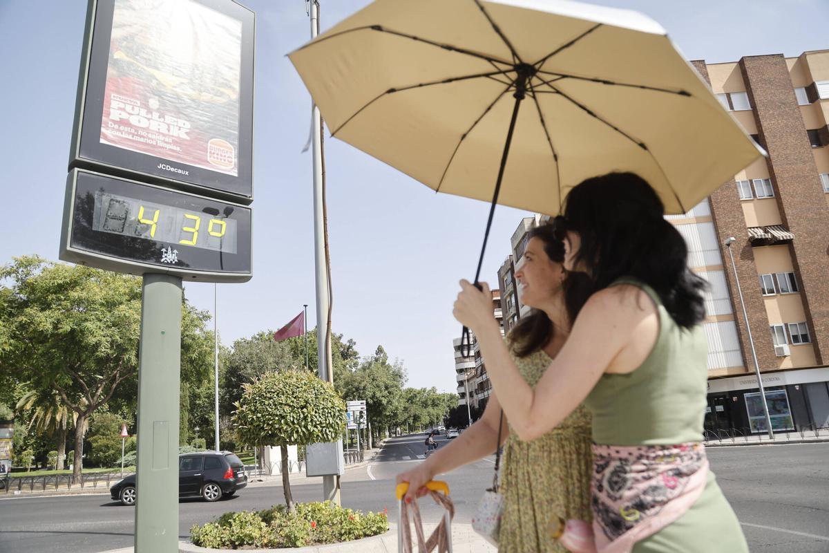 A.J.González Córdoba Ola de calor termómetro