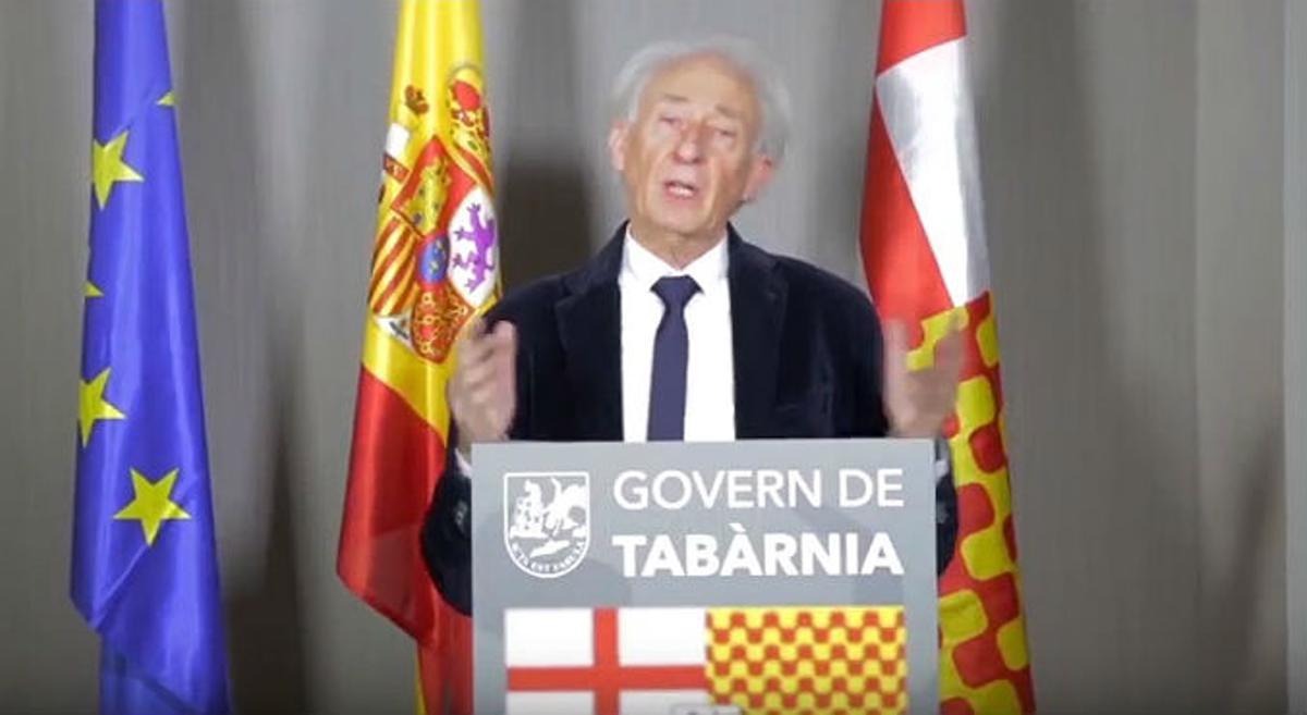 Discurso del presidente en el exilio de Tabarnia.