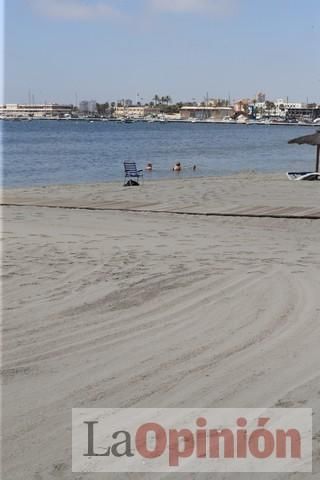 Ambiente en las playas de la Región durante el primer fin de semana de la 'nueva normalidad'