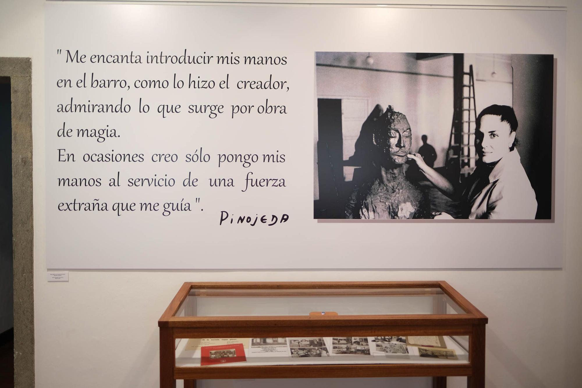 Sala dedicada a la escritora Pino Ojeda en el museo municipal de Arucas