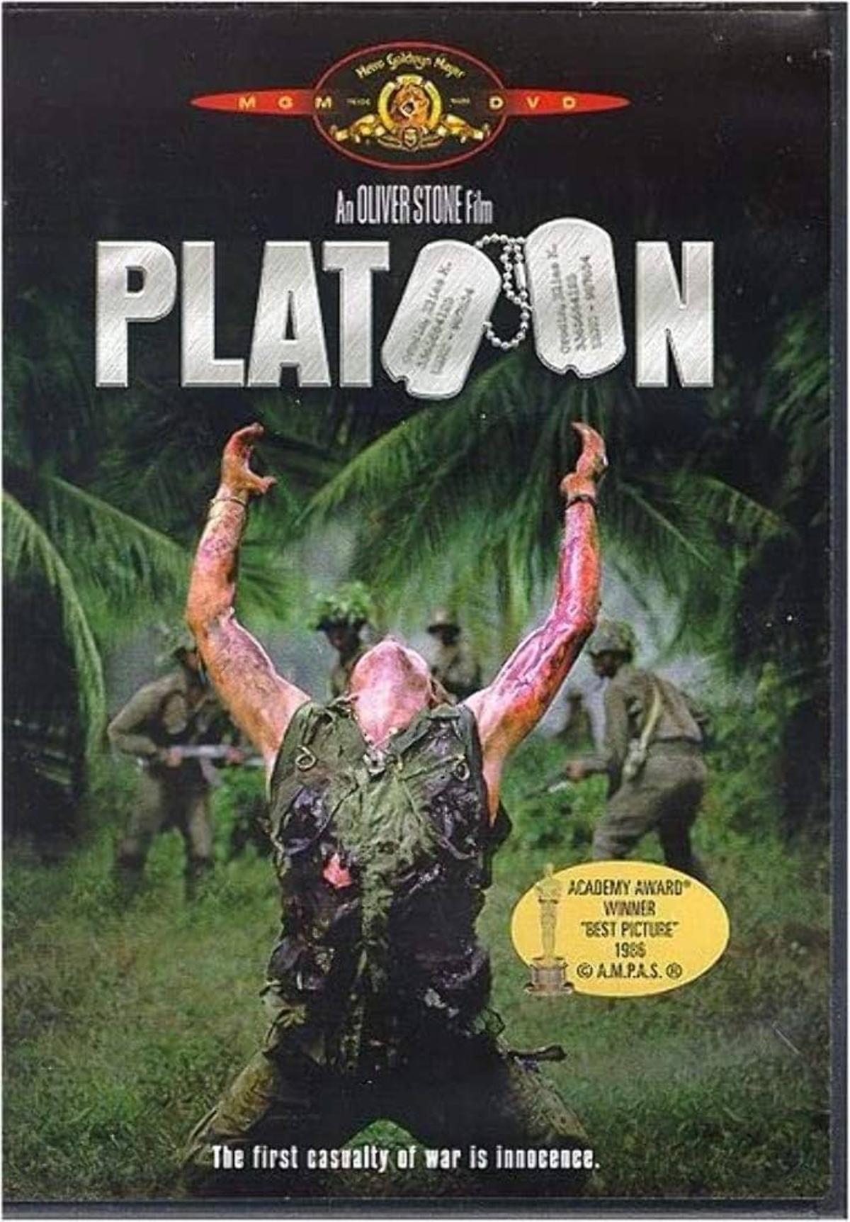 Otro de los rótulos icónicos de la película Platoon de Oliver Stone.