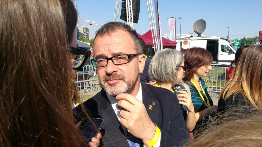 Concentració independentista davant l&#039;Eurocambra