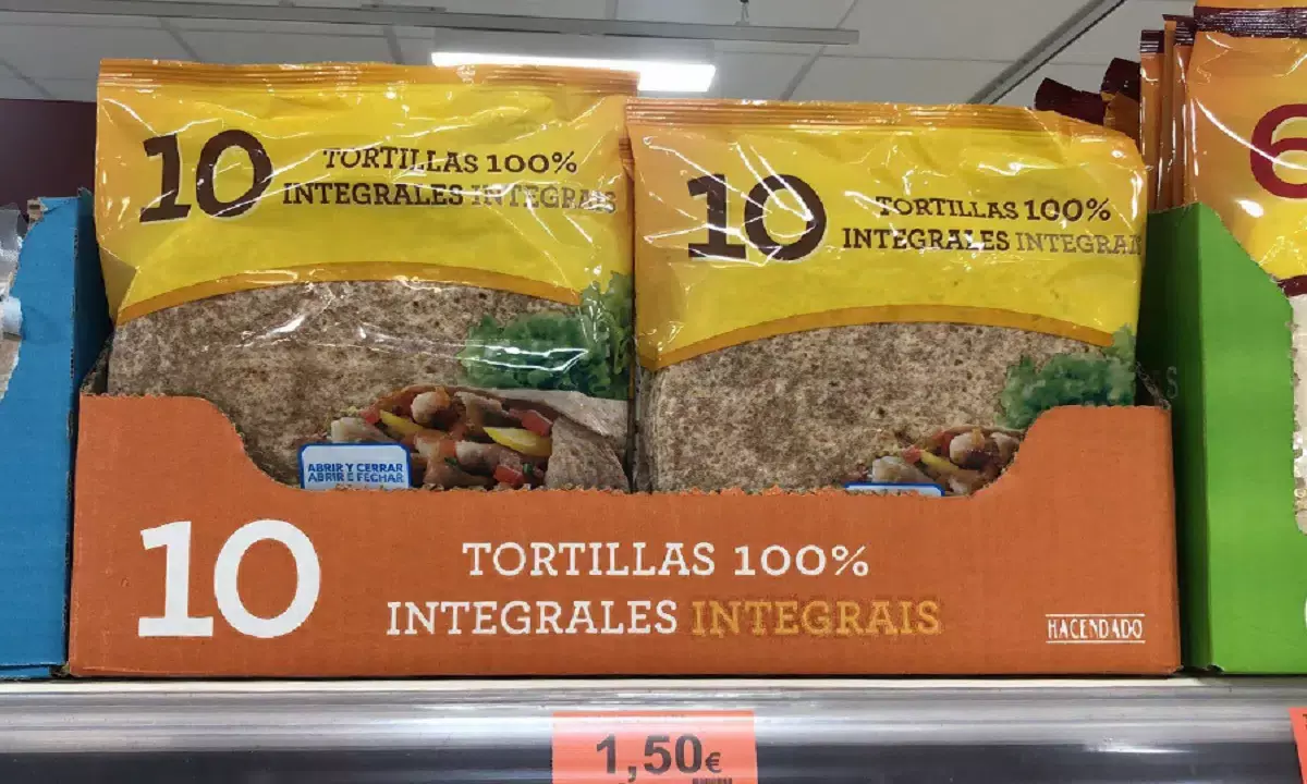 Las tortillas integrales de Mercadona.