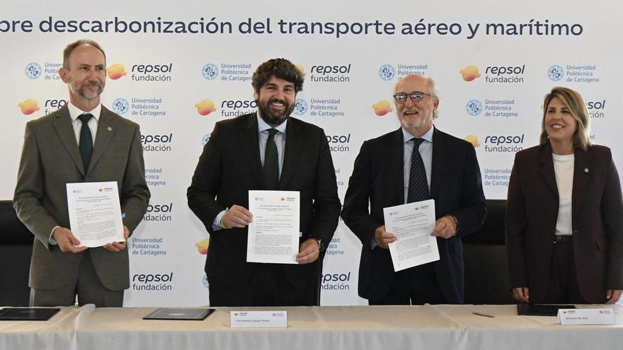 La UPCT y Fundación Repsol crean una cátedra sobre combustibles renovables y transporte sin emisiones