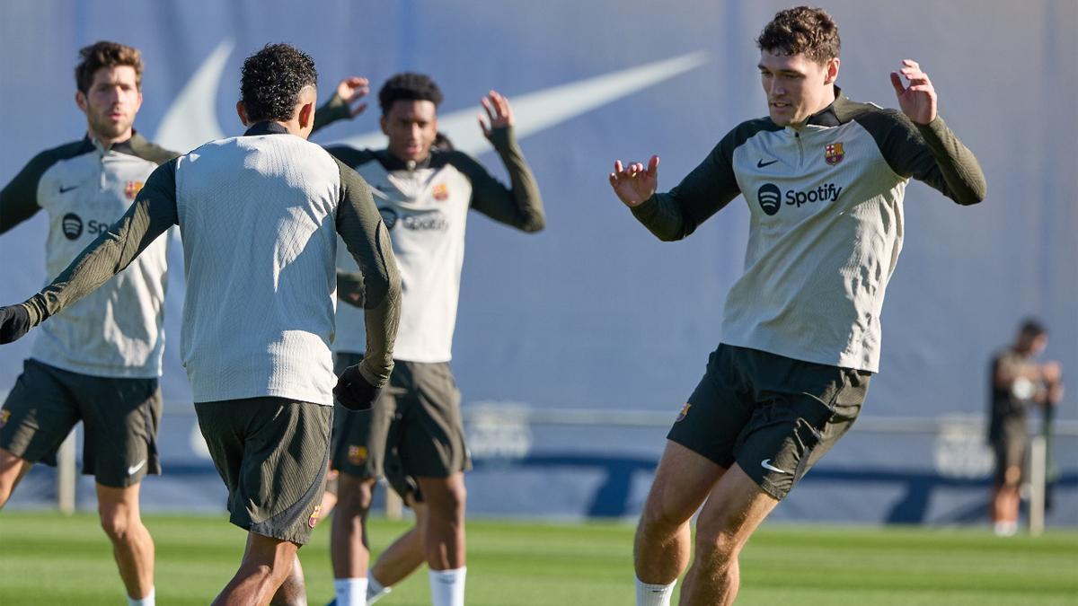 Christensen no pudo participar en la sesión para preparar el FC Barcelona - Girona