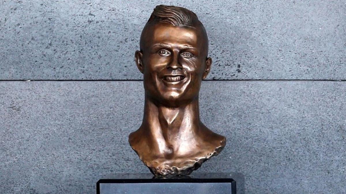 El busto de Cristiano Ronaldo