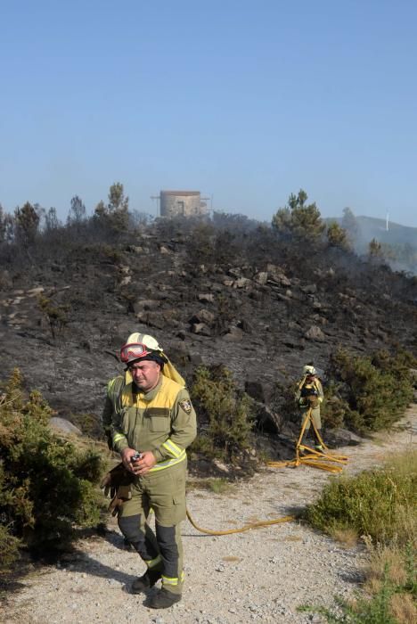 Incendios forestales en Vilagarcía y Catoira