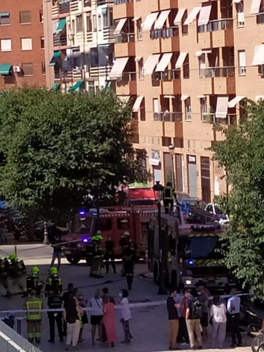 Desalojan la Torre 3 de laCiudad Administrativa 9 d'Octubre por un incendio