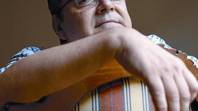 El escritor Sergi Pàmies, esta semana en Barcelona.