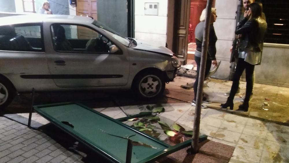 Accidente en el barrio de La Pomar