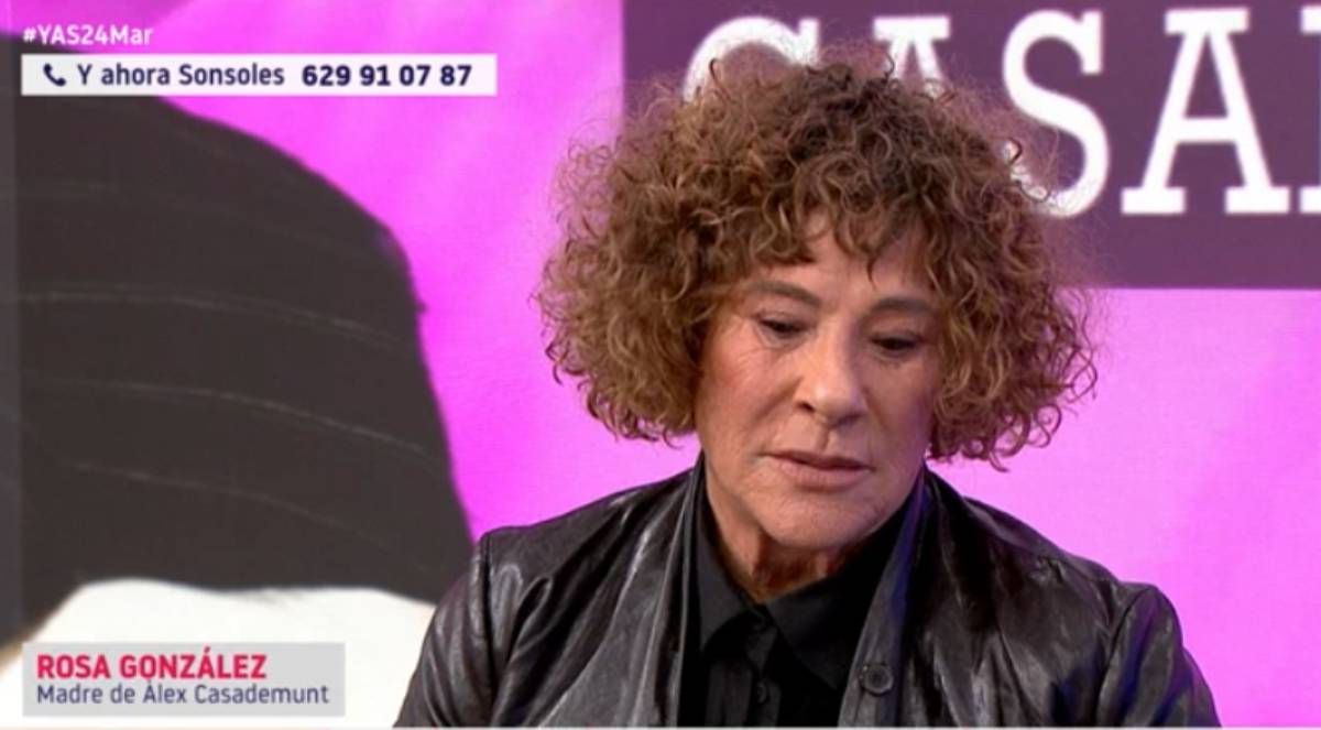 Rosa González, madre de Àlex Casademunt durante la entrevista concedida a Y Ahora Sonsoles