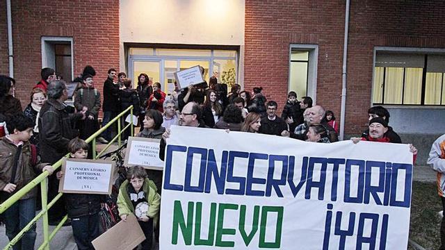 Protestas para la creación de un nuevo conservatorio en 2011