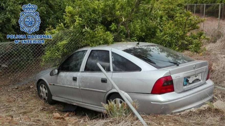 Detenidos los ladrones de 3 vehículos tras una accidentada persecución en Castellón
