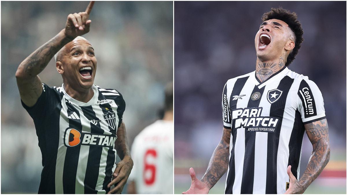 Deyverson (Atlético Mineiro) e Igor Jesus (Botafogo) jugrán la finla de la Libertadores 2024
