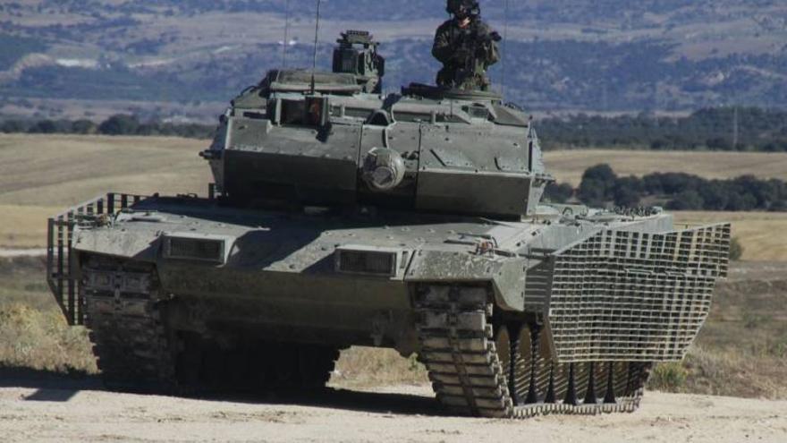 El acorazado Leopard 2E.