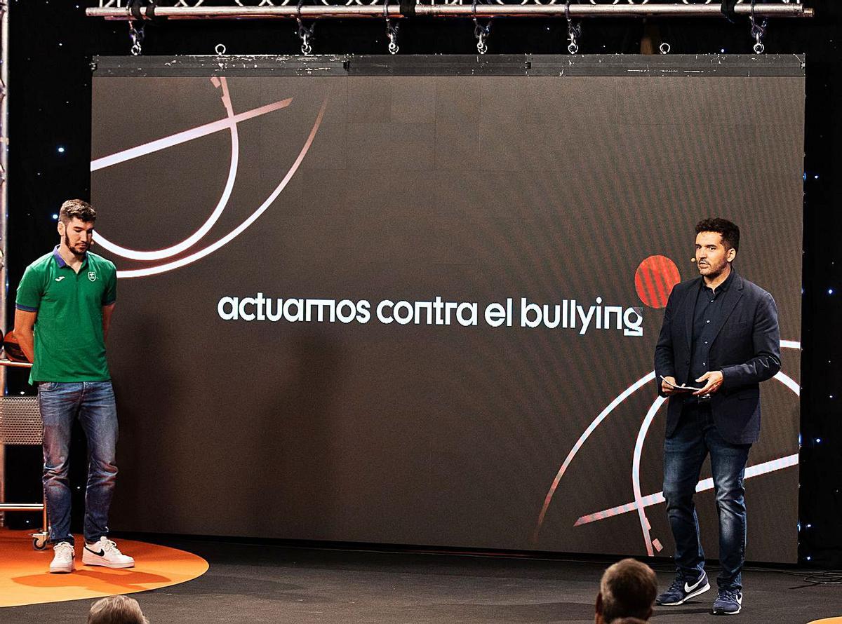 Darío Brizuela, durante el acto de presentación de la Liga 21/22.