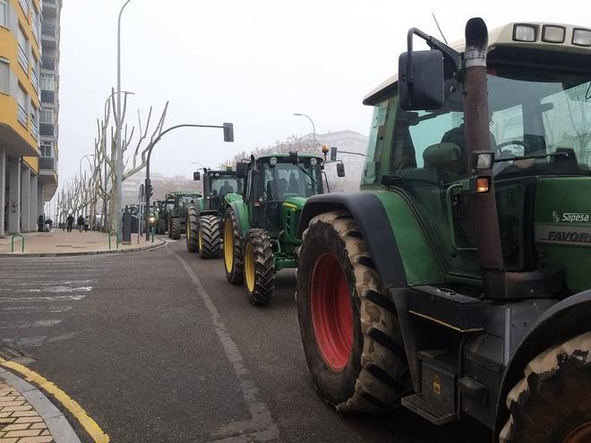 GALERÍA | Tractorada en Zamora este martes