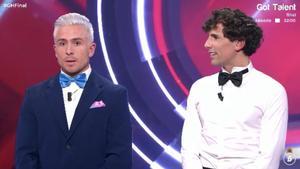 Juan y Oscar, en la final de Gran hermano