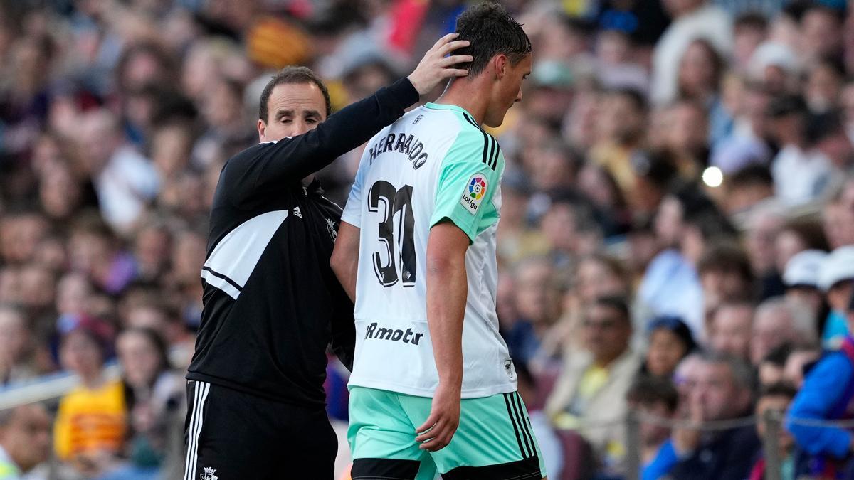 FC Barcelona - Osasuna: La expulsión de Jorge Herrando