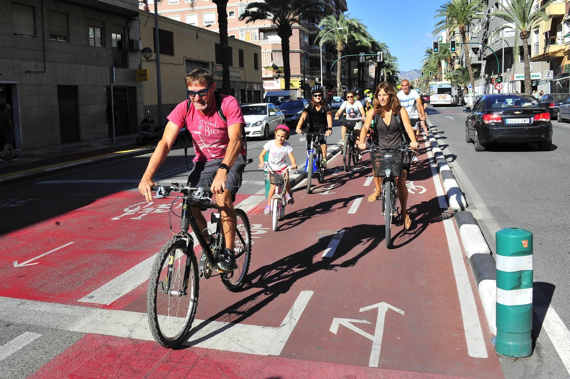 Segunda 'bicifestación' en Elche