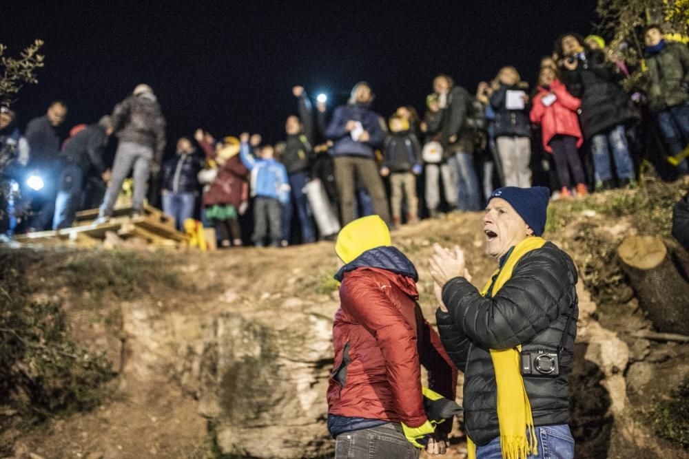 Prop de 3000 persones celebren el Cap d'Any a l'es