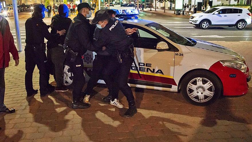 Detenidos en Cartagena.