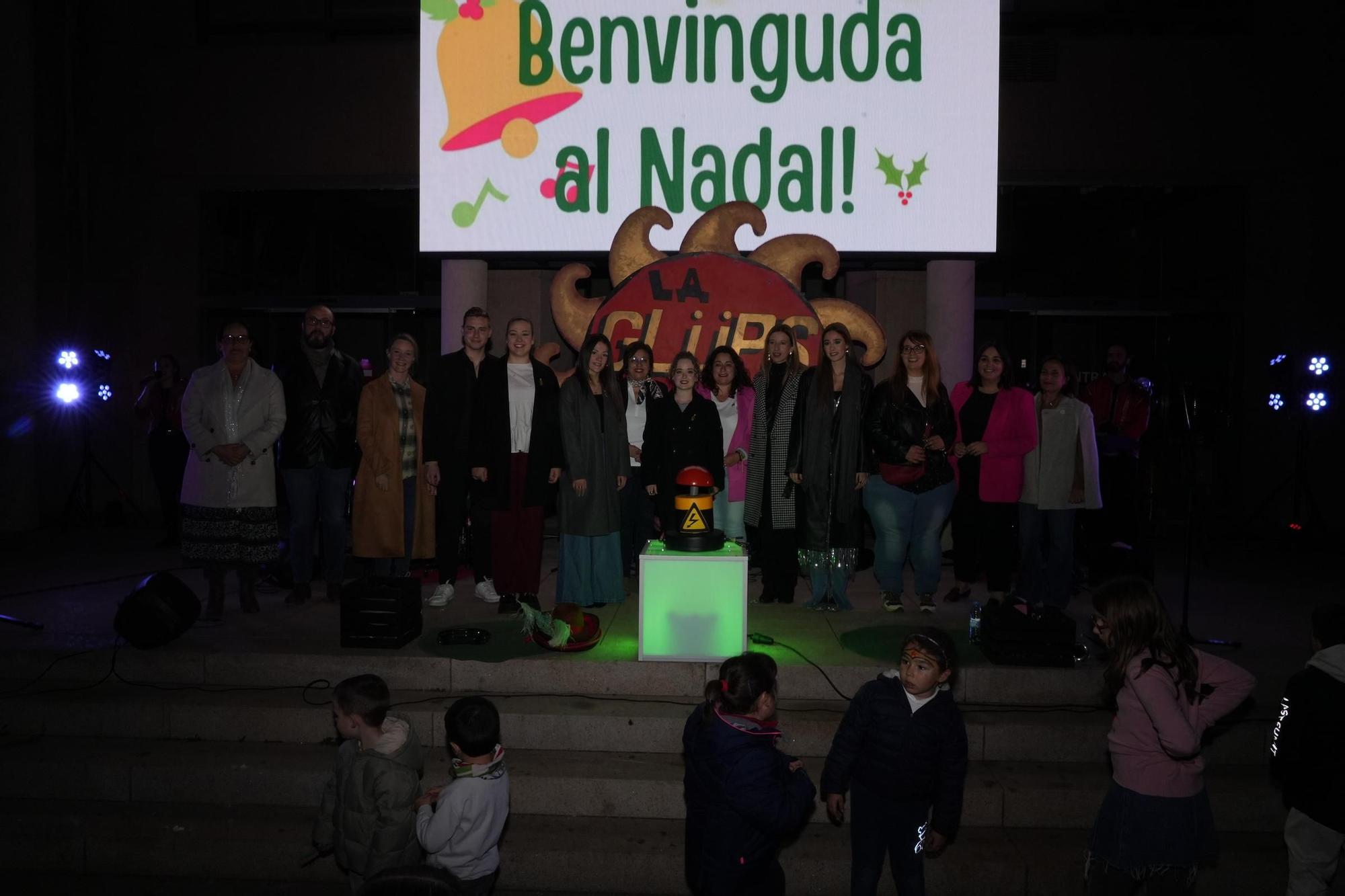 Las imágenes de la fiesta de la 'encesa' de las luces navideñas en Vila-real