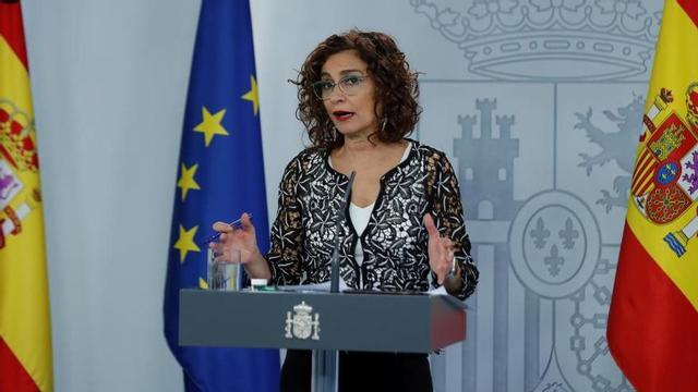 La ministra María Jesús Montero.