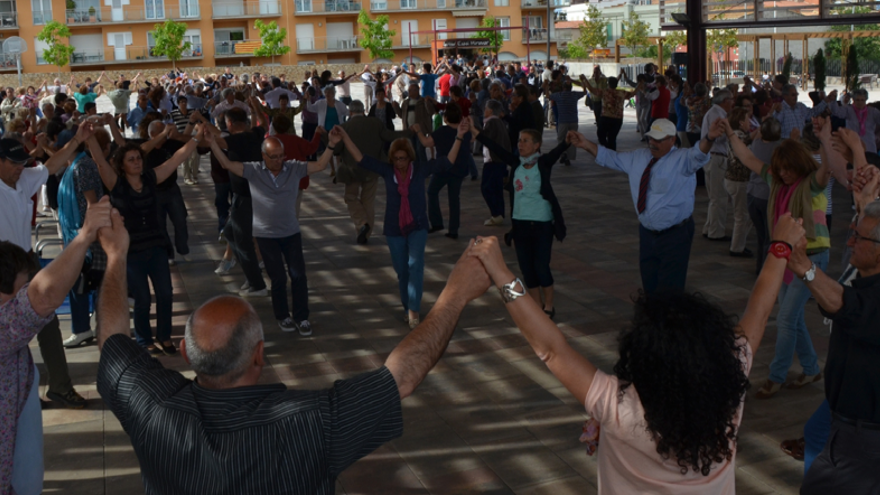 Celebració dels quaranta anys d&#039;Aplec de la Sardana a l&#039;Escala