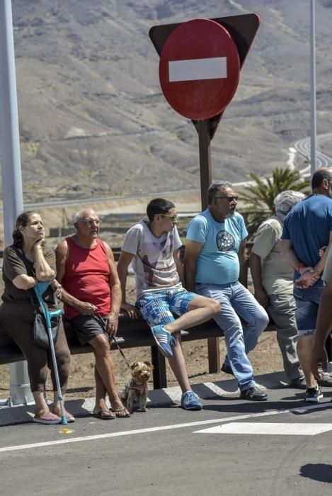 LAS PALMAS DE GRAN CANARIA A 03/07/2017 Apertura al tráfico del último tramo de la primera fase de la carretera de la Aldea. FOTO: J.PÉREZ CURBELO